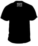 An image showcasing a back of tshirt with logo of sixth element