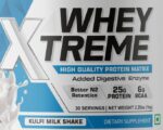 An image showcasing Xtreme whey protein supplement jar