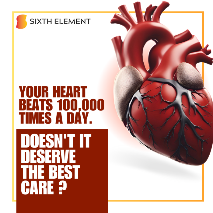 An image depicting a fact about heart health